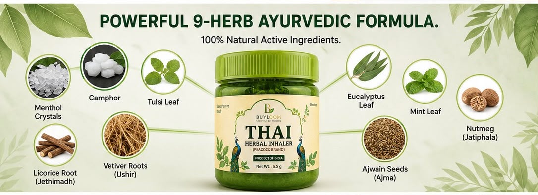 Thai Herbal Inhaler – Natural Herbal Nasal Inhaler